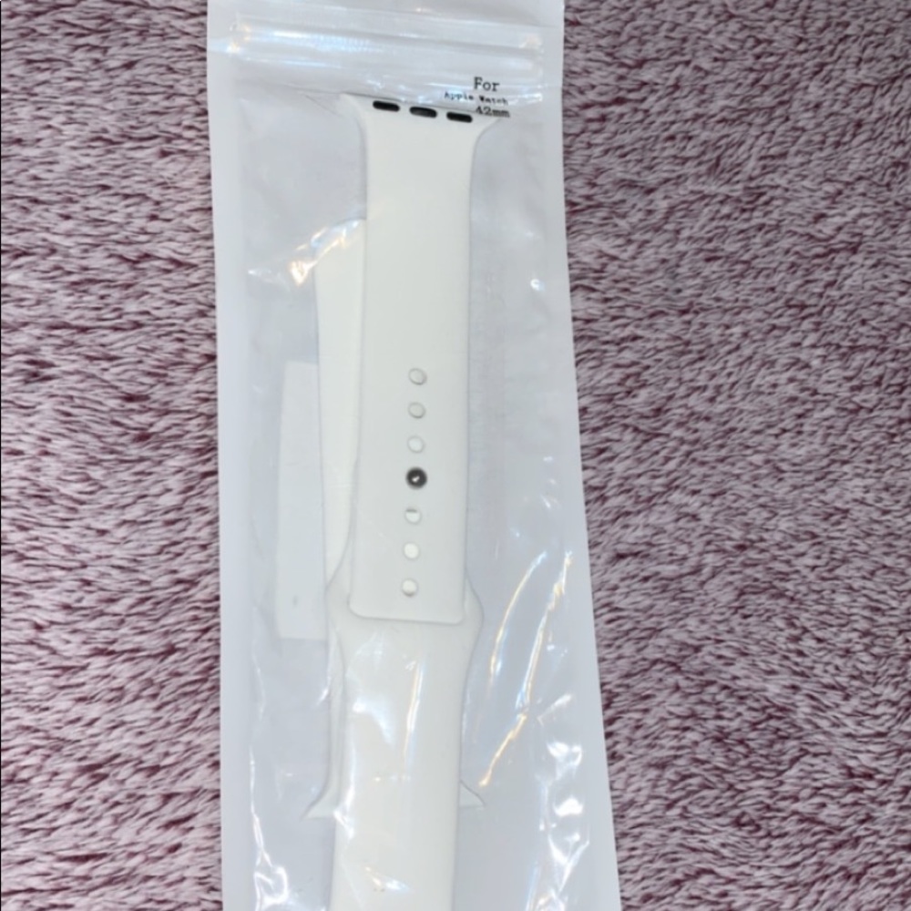 White Apple Watch band
